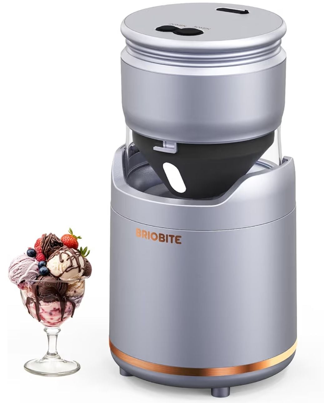 BRIOBITE BL500 Portable Rechargeable Electric Ice Cream Maker 1