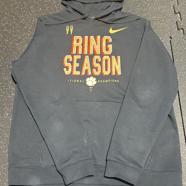Nike Clemson Tigers 2018 National Champions 'Ring Season' Locker Room Hoodie