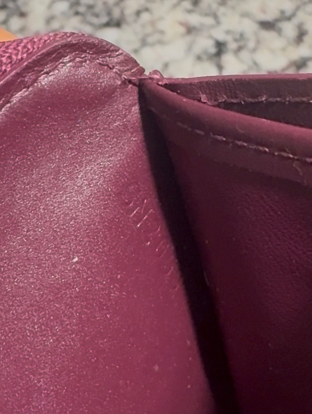 Louis Vuitton Vernis Amarante Zip Coin Purse Wallet Date Code SN2068 5