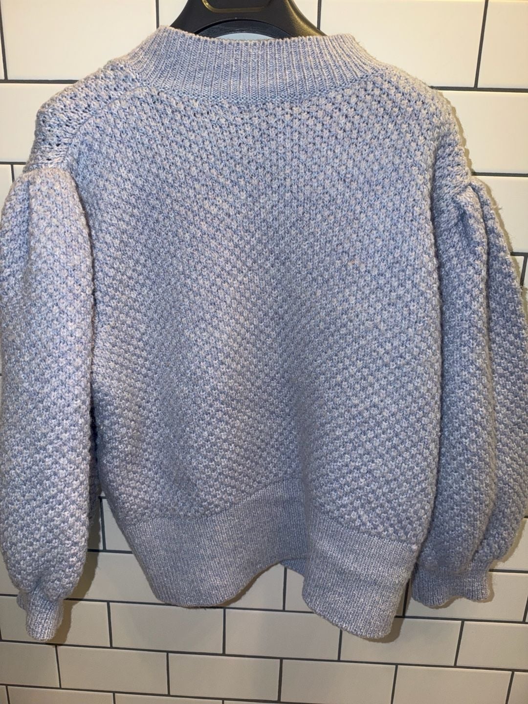🩵 Who What Wear Cable Knit Button Cardigan XXL | Powder Blue Cozy Grandpa Sweater
The CUTEST cozy cardigan for fall + winter 🤍  7
