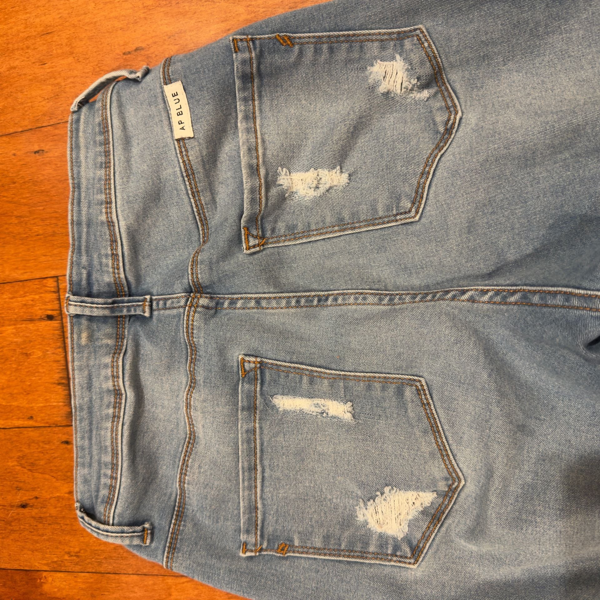 AP Blue by Aphrodite Jeans Women's Distressed Skinny Jeans Size 5/27 9