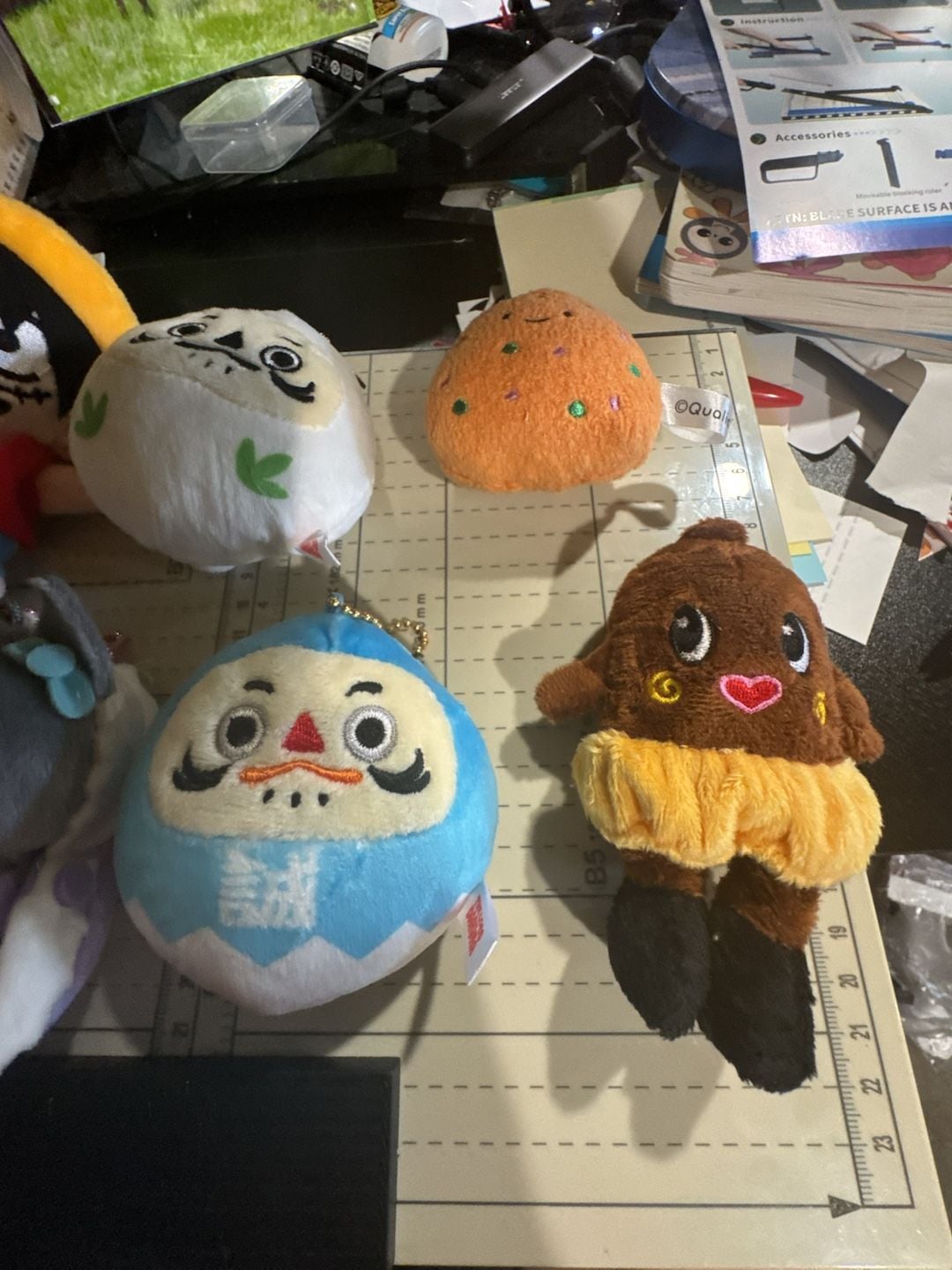 Assorted Anime and Kawaii Plush Keychain and Mascot Lot 3