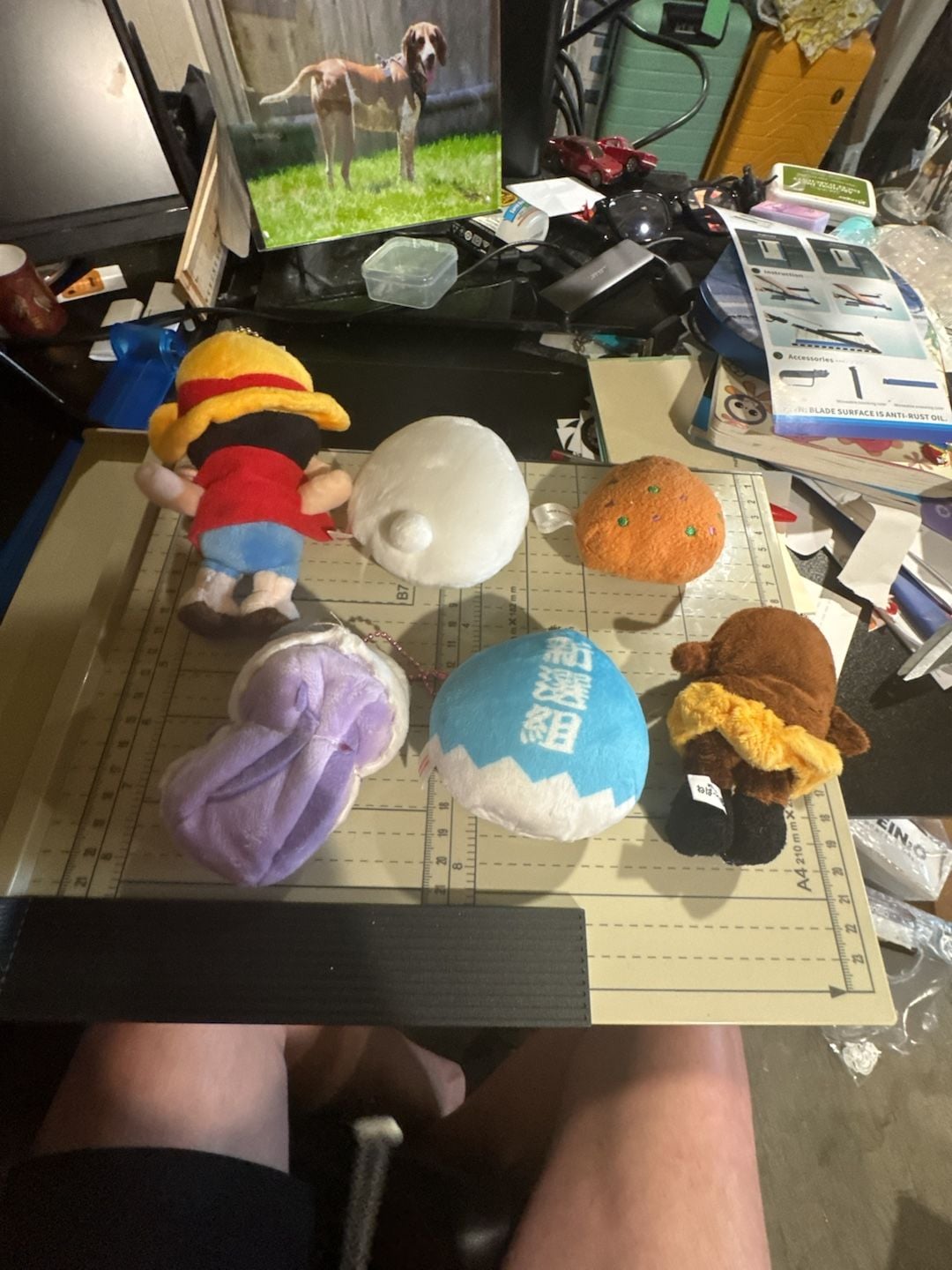 Assorted Anime and Kawaii Plush Keychain and Mascot Lot 4