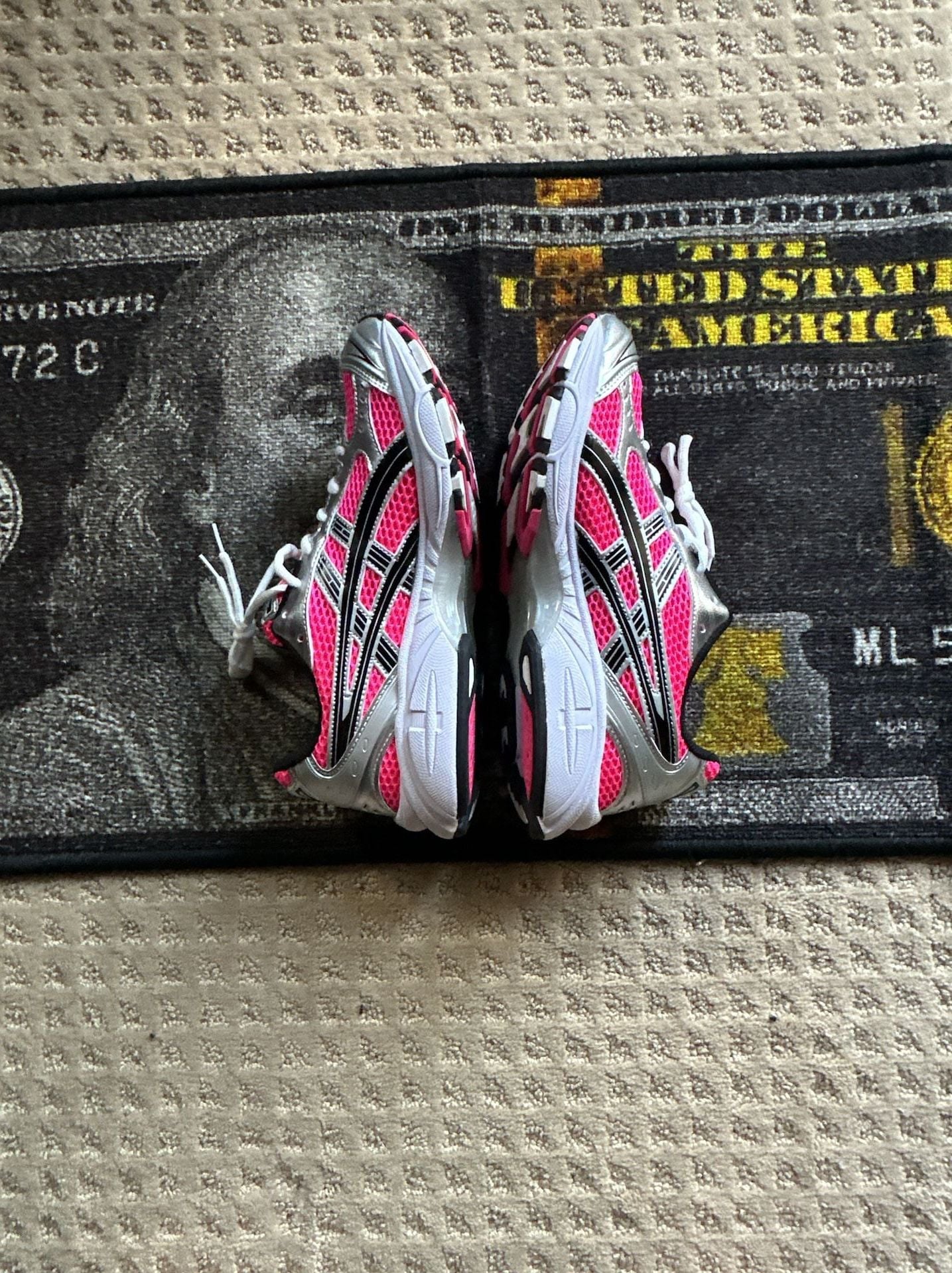 ASICS Gel-Kayano 14 Sneakers in Pink Glow and Silver 8
