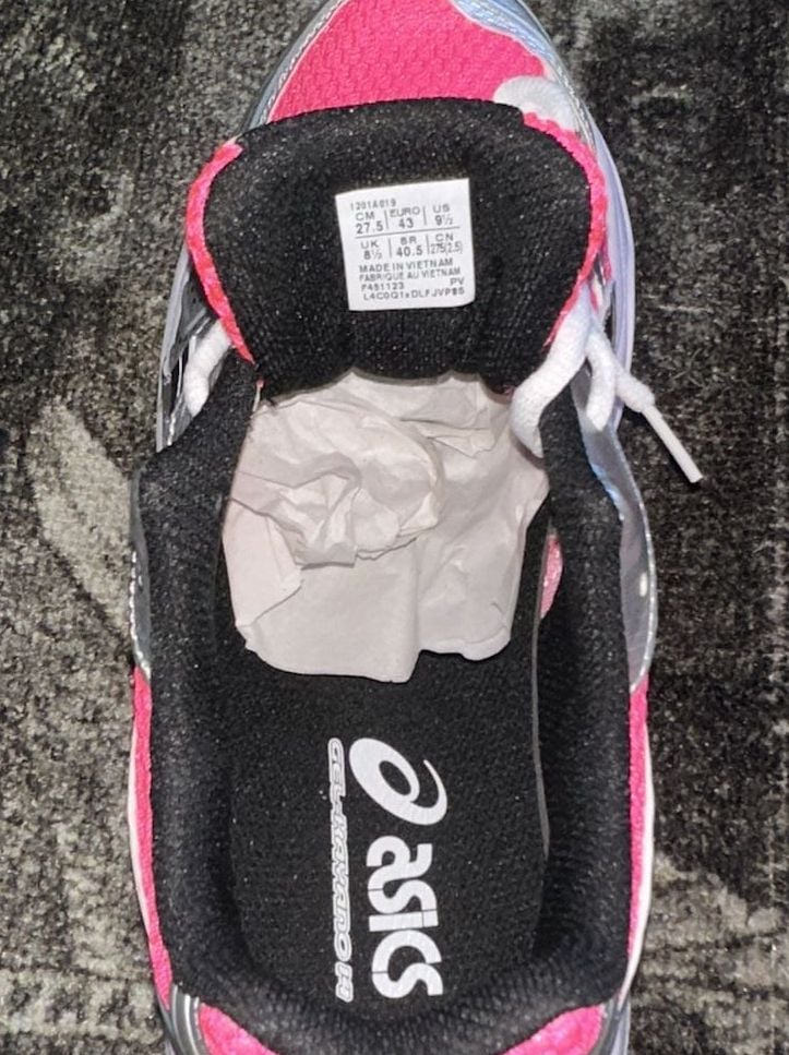 ASICS Gel-Kayano 14 Sneakers in Pink Glow and Silver 10