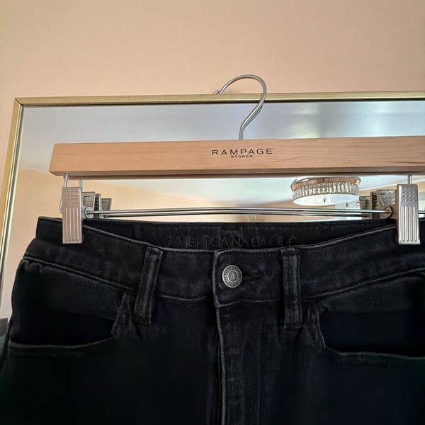 American Eagle 360 Ne(x)t Level Stretch High-Rise Black Jeans