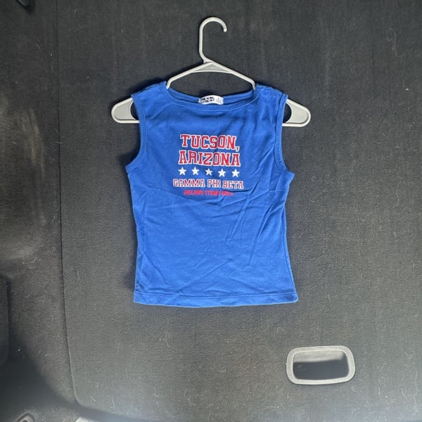 The Greek House Gamma Phi Beta Tucson Arizona Sorority Sleeveless Tank Top