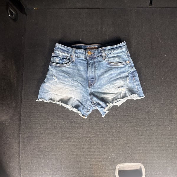 Kut from the Kloth Jane High Rise Distressed Denim Shorts