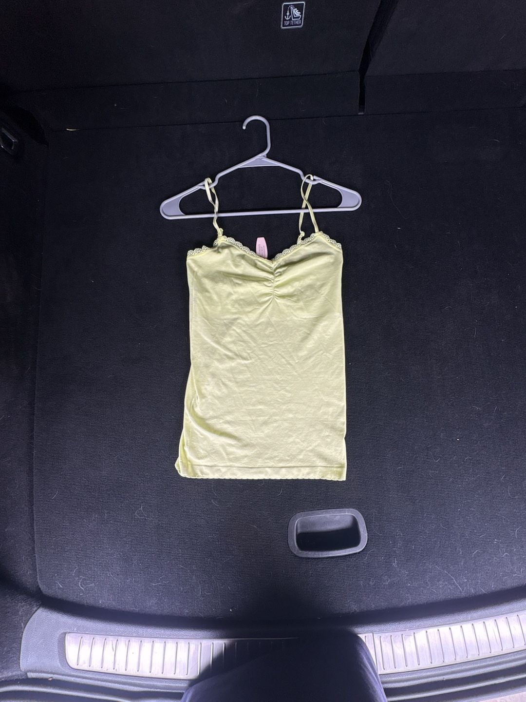 Victoria's Secret Yellow Lace-Trim Cami Tank Top 1
