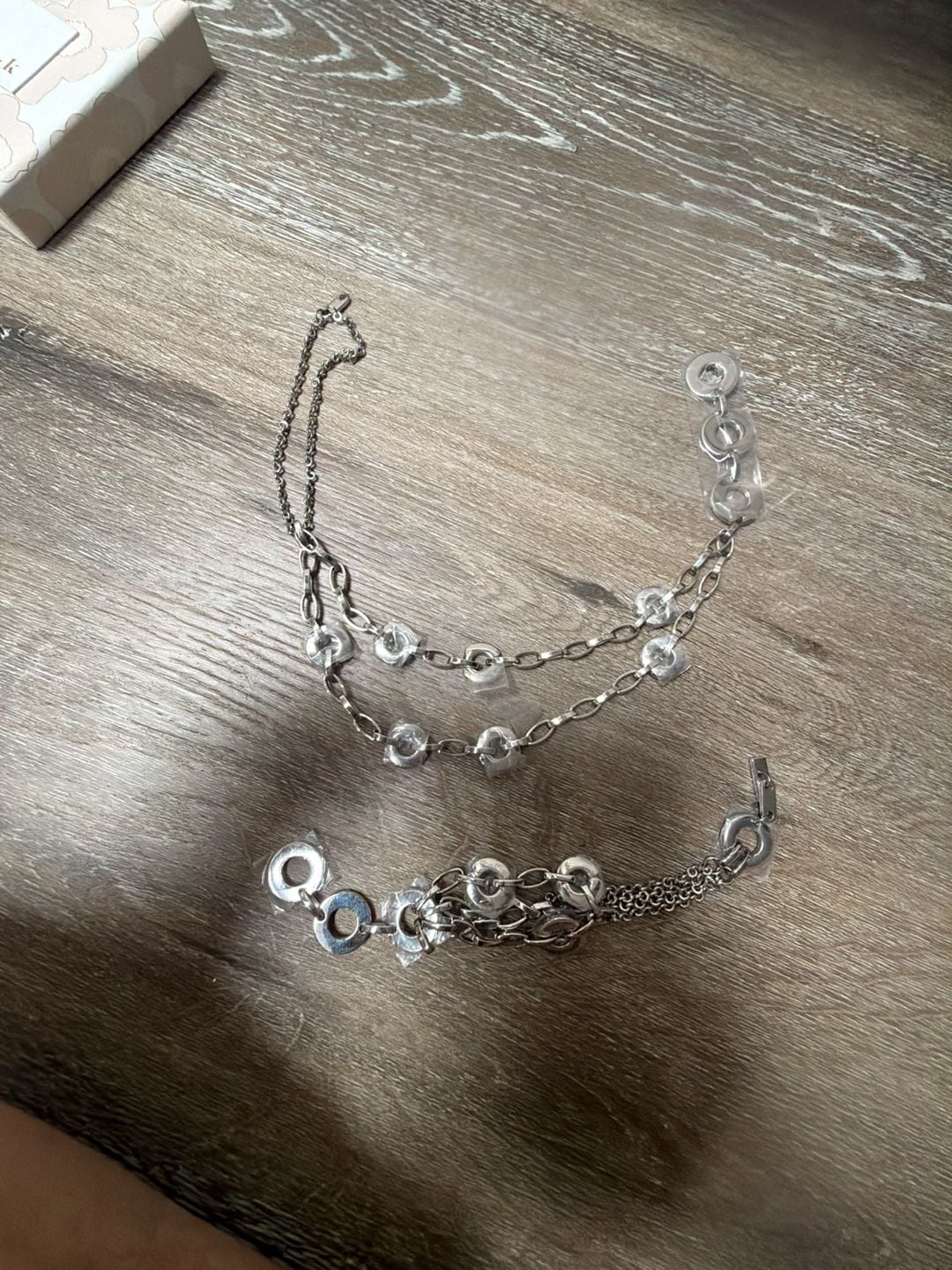 S. Semantica Stainless Steel 316L Link Chain Necklace and Bracelet Set 1