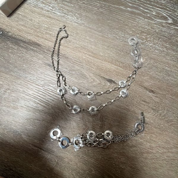 S. Semantica Stainless Steel 316L Link Chain Necklace and Bracelet Set