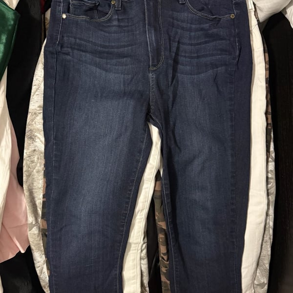 PAIGE Women's High-Rise Dark Wash Denim Skinny Jeans Size 31