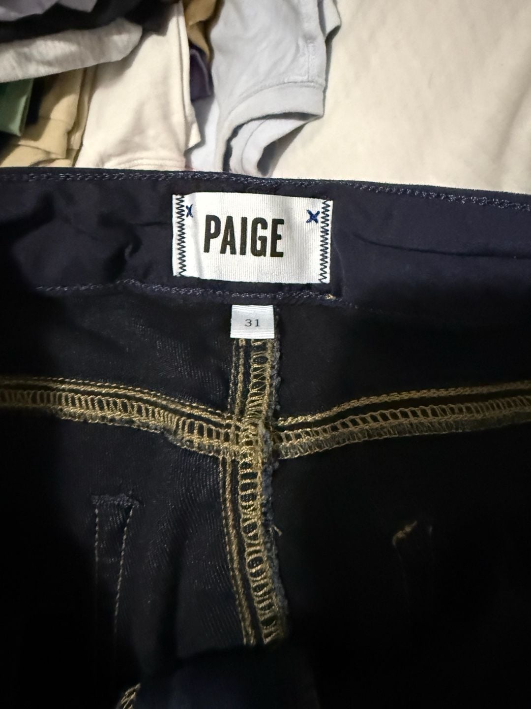PAIGE Women's High-Rise Dark Wash Denim Skinny Jeans Size 31 3