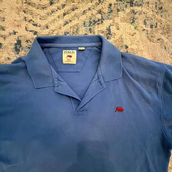Perlis The Authentic Crawfish Polo Shirt Blue
