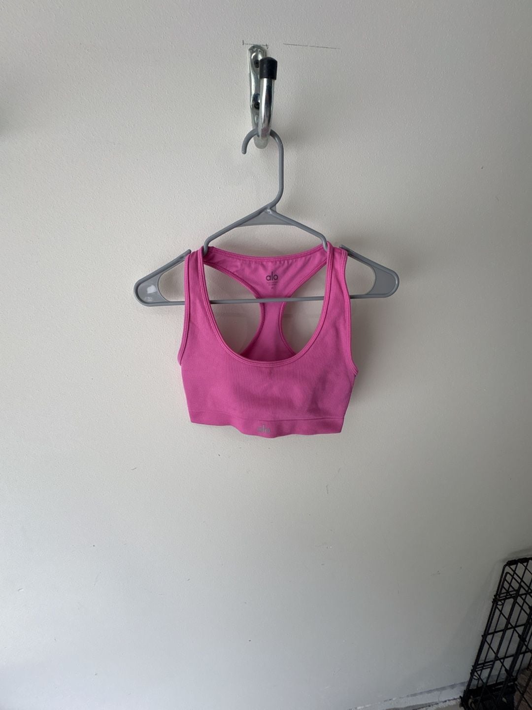 Alo Yoga Ribbed Racerback Sports Bra 2