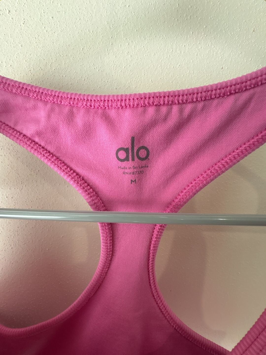 Alo Yoga Ribbed Racerback Sports Bra 3