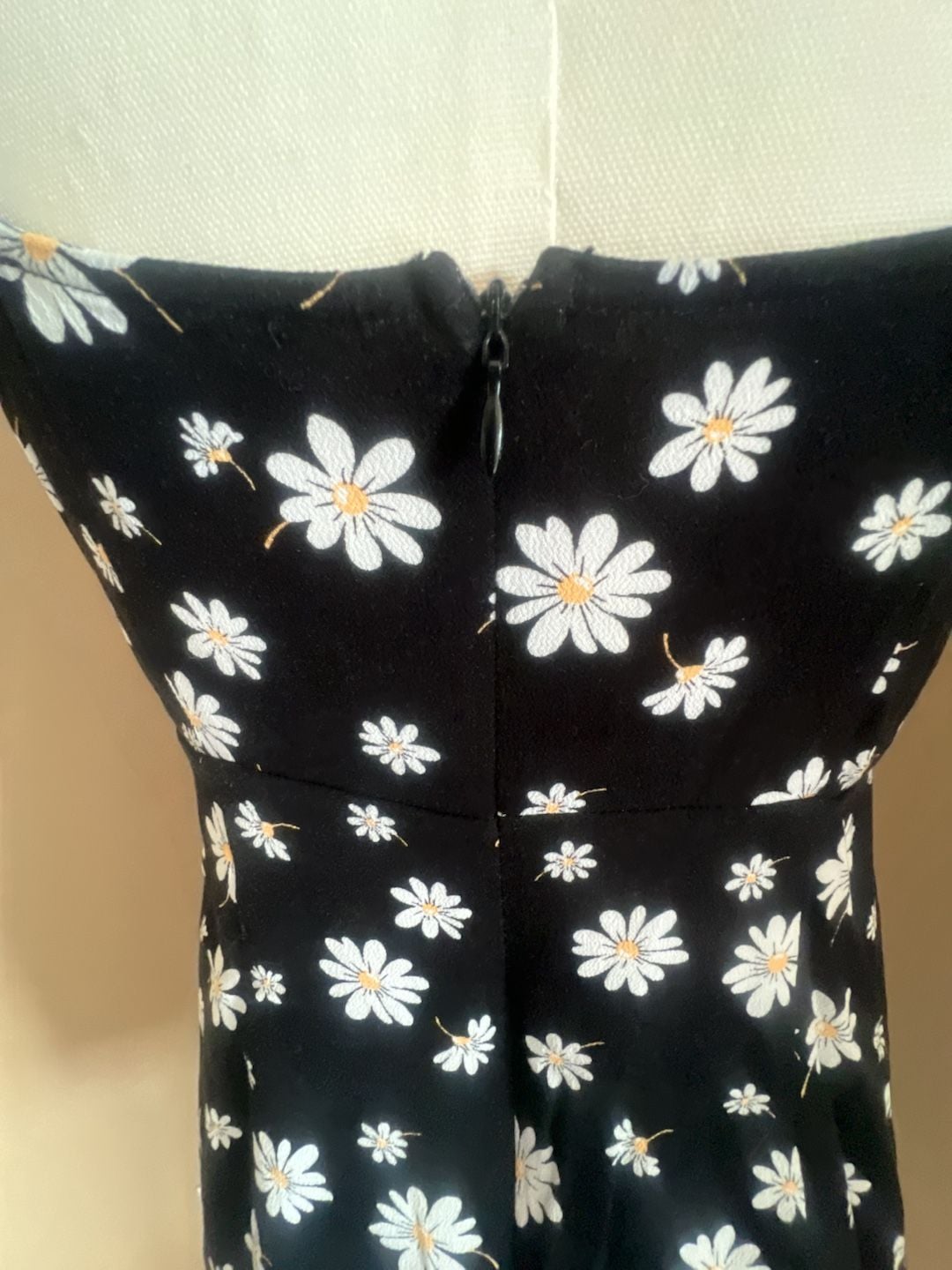 Forever 21 Black Daisy Floral Print Mini Dress with Tie-Front Detail 5
