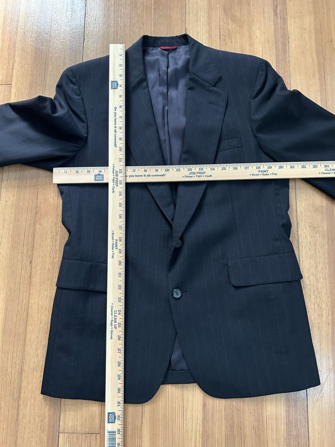 J.S.A. Bank Clothiers Men's Two-Piece Pinstripe Suit 7