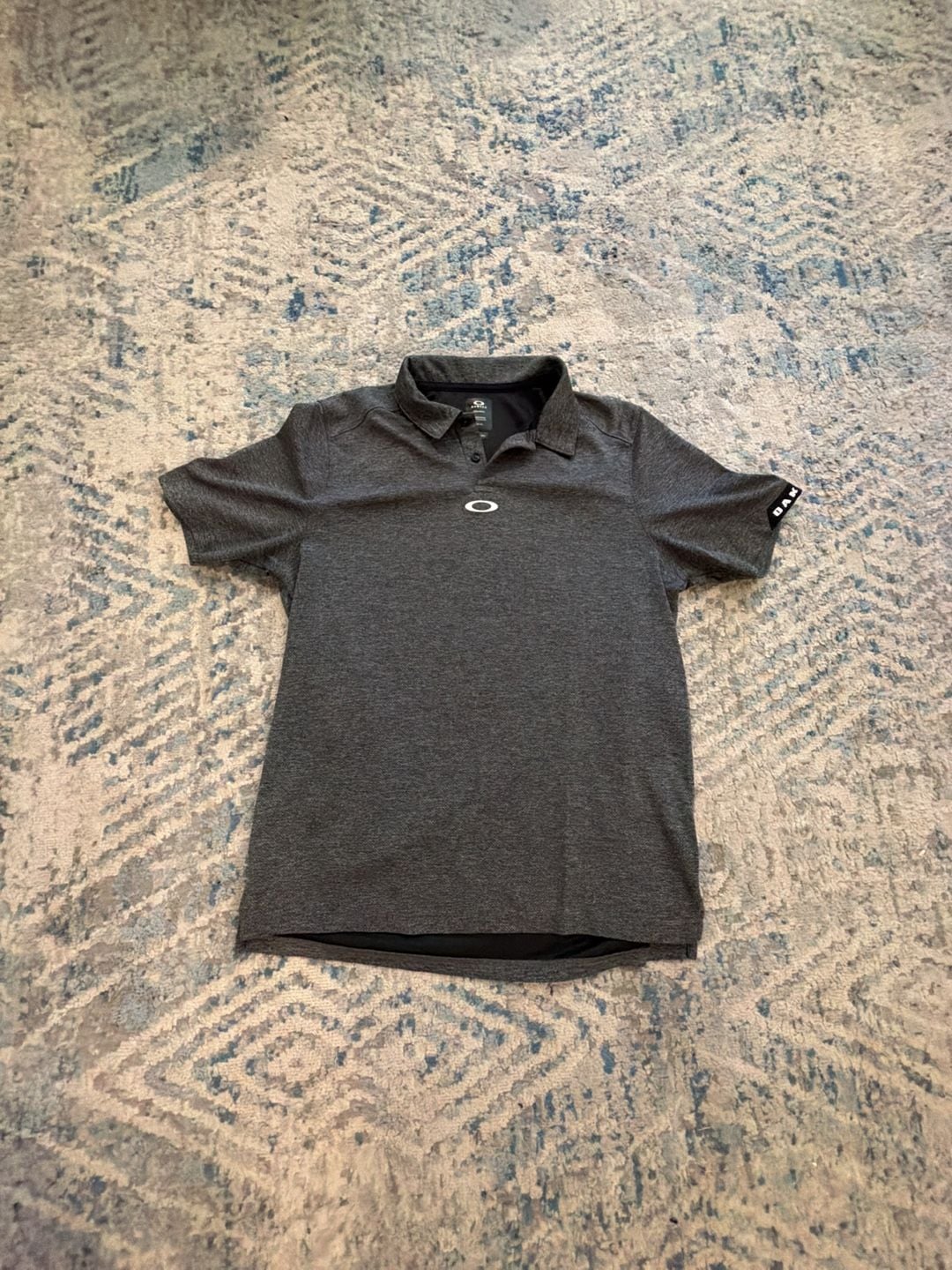 Oakley Polo Shirt Color Dark Grey Regular Fit / Size Small 2