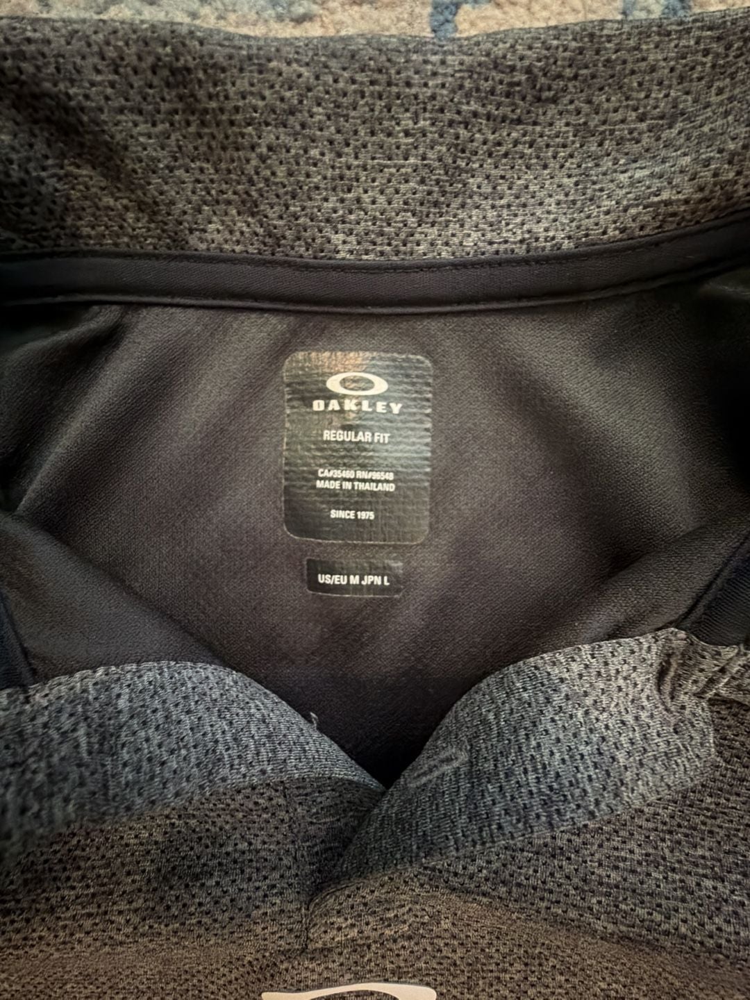 Oakley Polo Shirt Color Dark Grey Regular Fit / Size Small 3