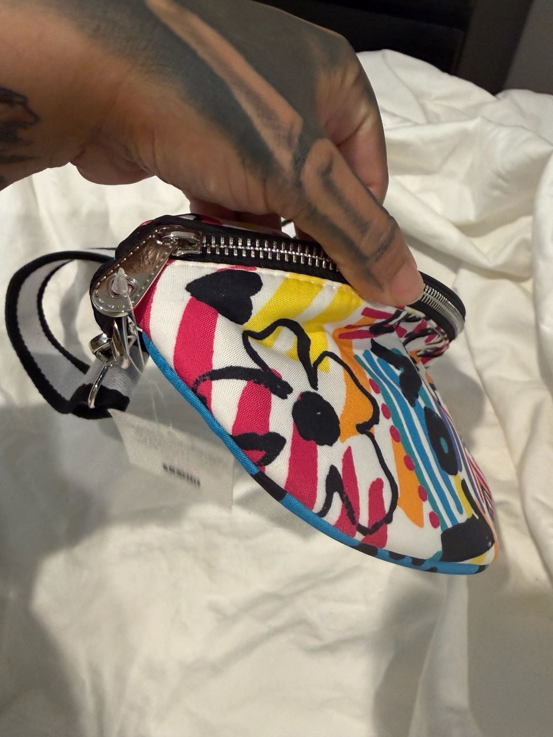 Brighton Tom Clancy Graffiti Love Crossbody Belt Bag 5