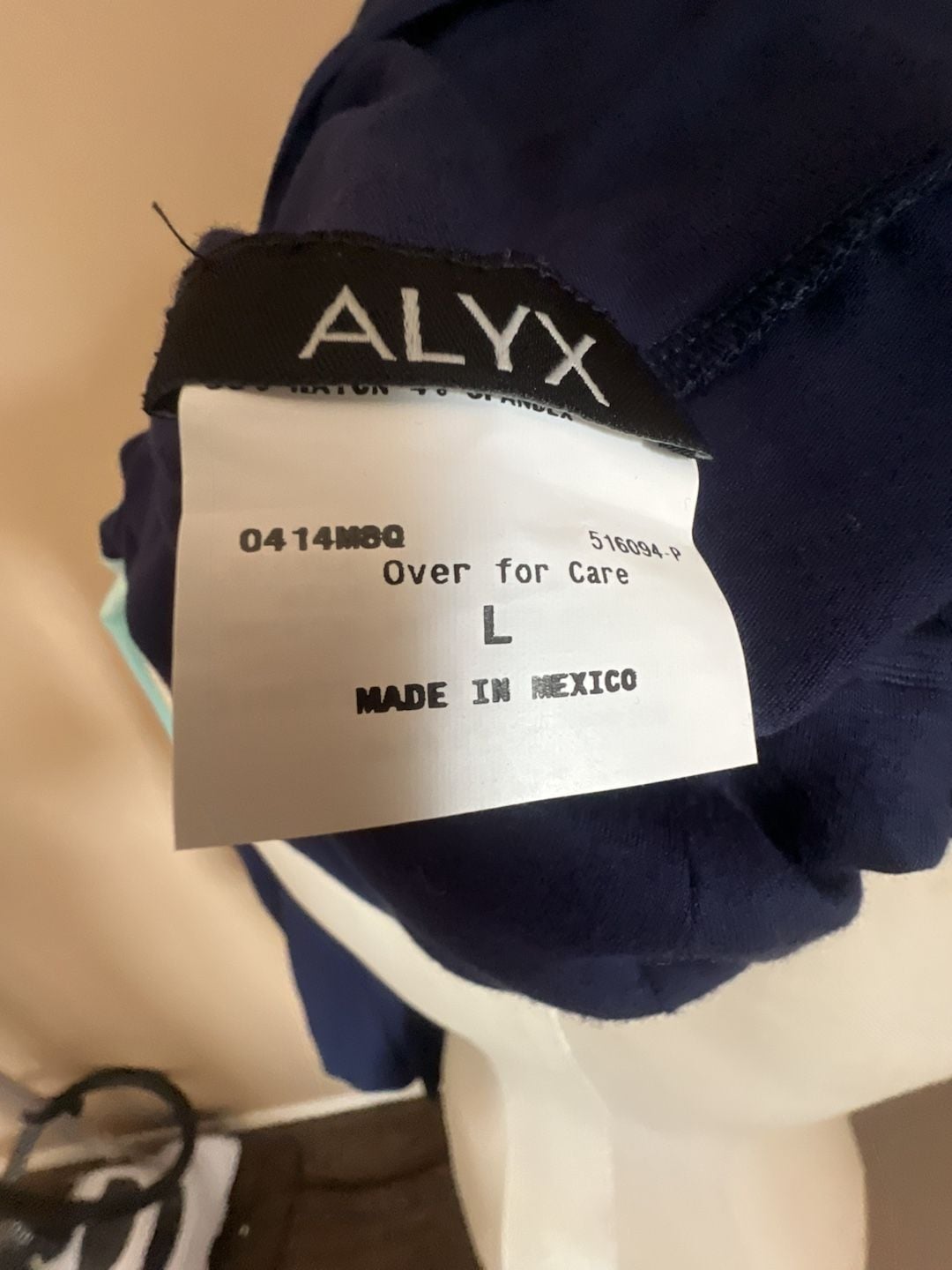 Alyx Navy and Aqua Colorblock Maxi Skirt 6