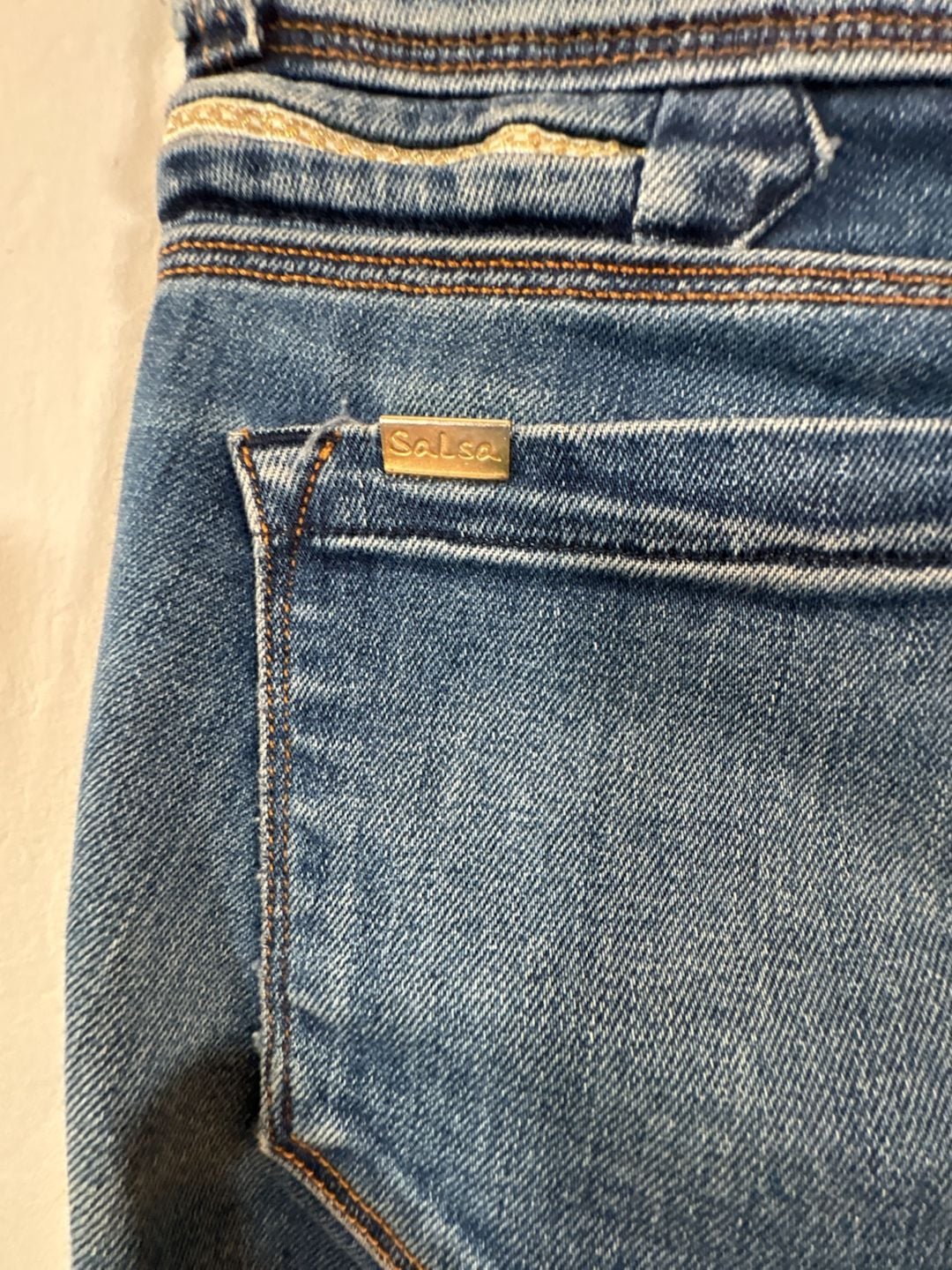 Salsa Mystery Women's Skinny Jeans Blue Denim 4