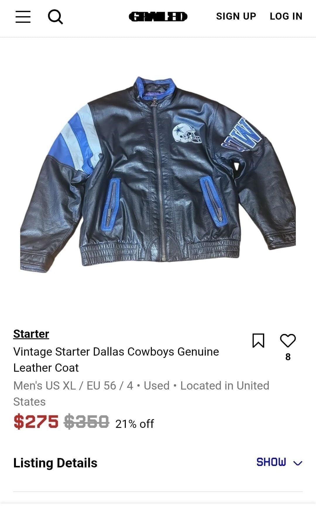 NFL Dallas Cowboys Faux Leather Varsity Bomber Jacket 11