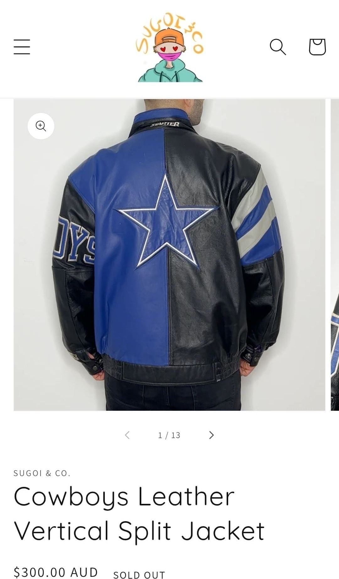 NFL Dallas Cowboys Faux Leather Varsity Bomber Jacket 12