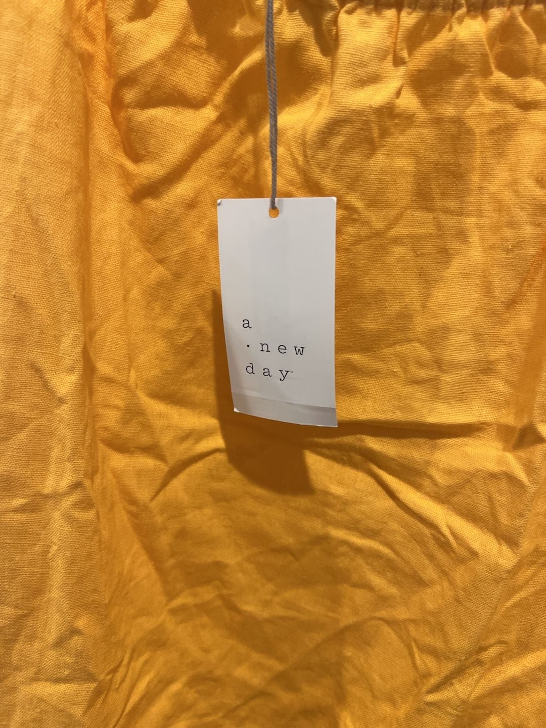A New Day Women's Yellow Sleeveless Linen-Blend Slip Midi Dress 5