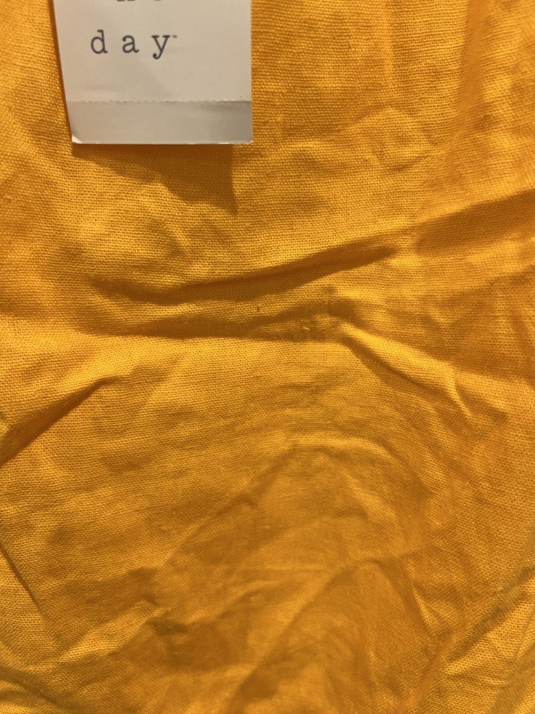 A New Day Women's Yellow Sleeveless Linen-Blend Slip Midi Dress 9