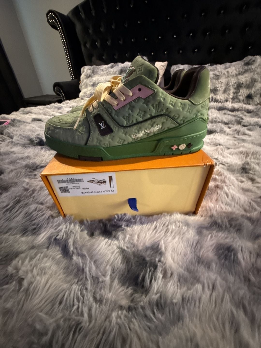 Louis Vuitton x Tyler, the Creator LV Trainer in Green 3
