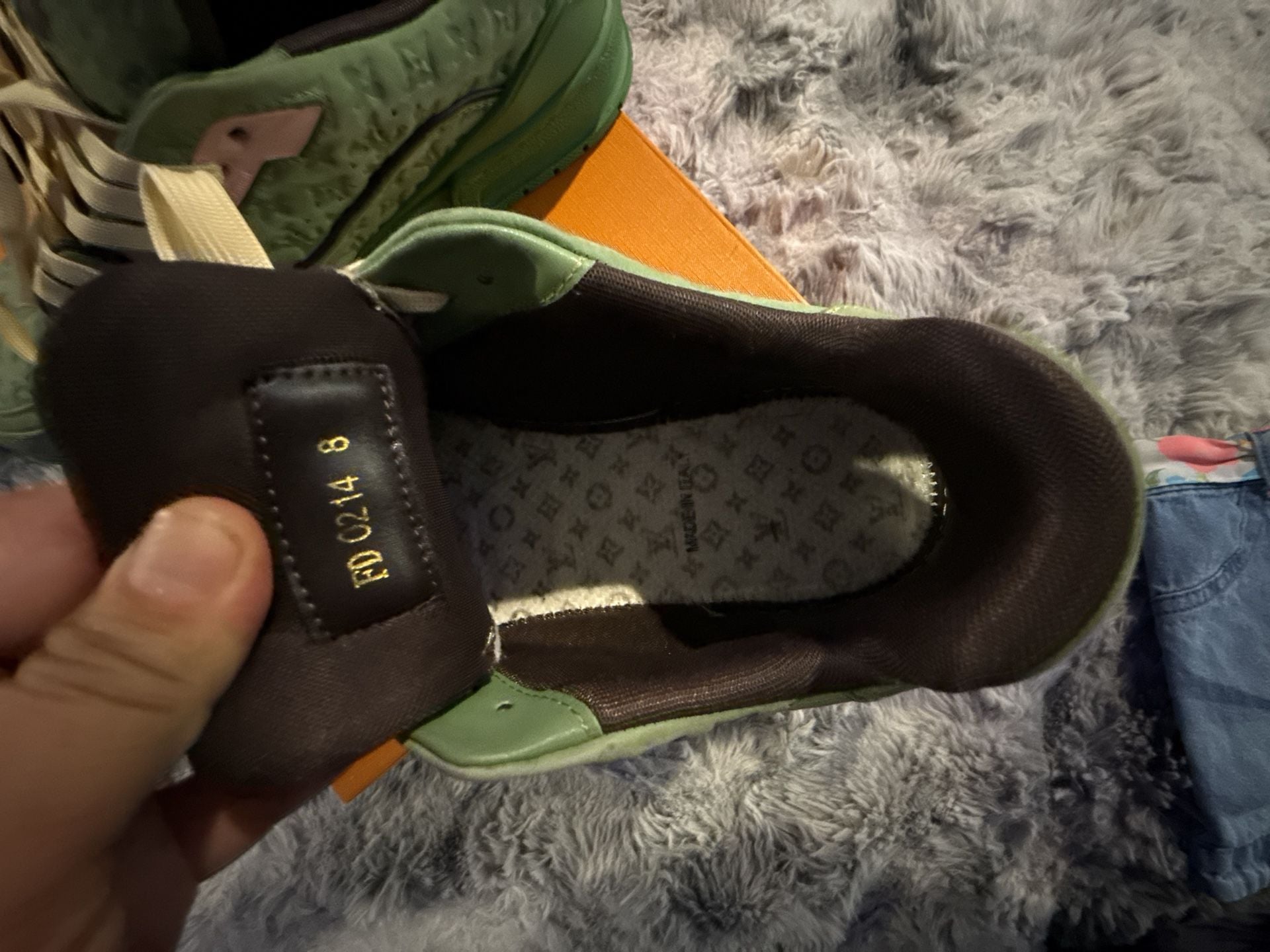 Louis Vuitton x Tyler, the Creator LV Trainer in Green 4