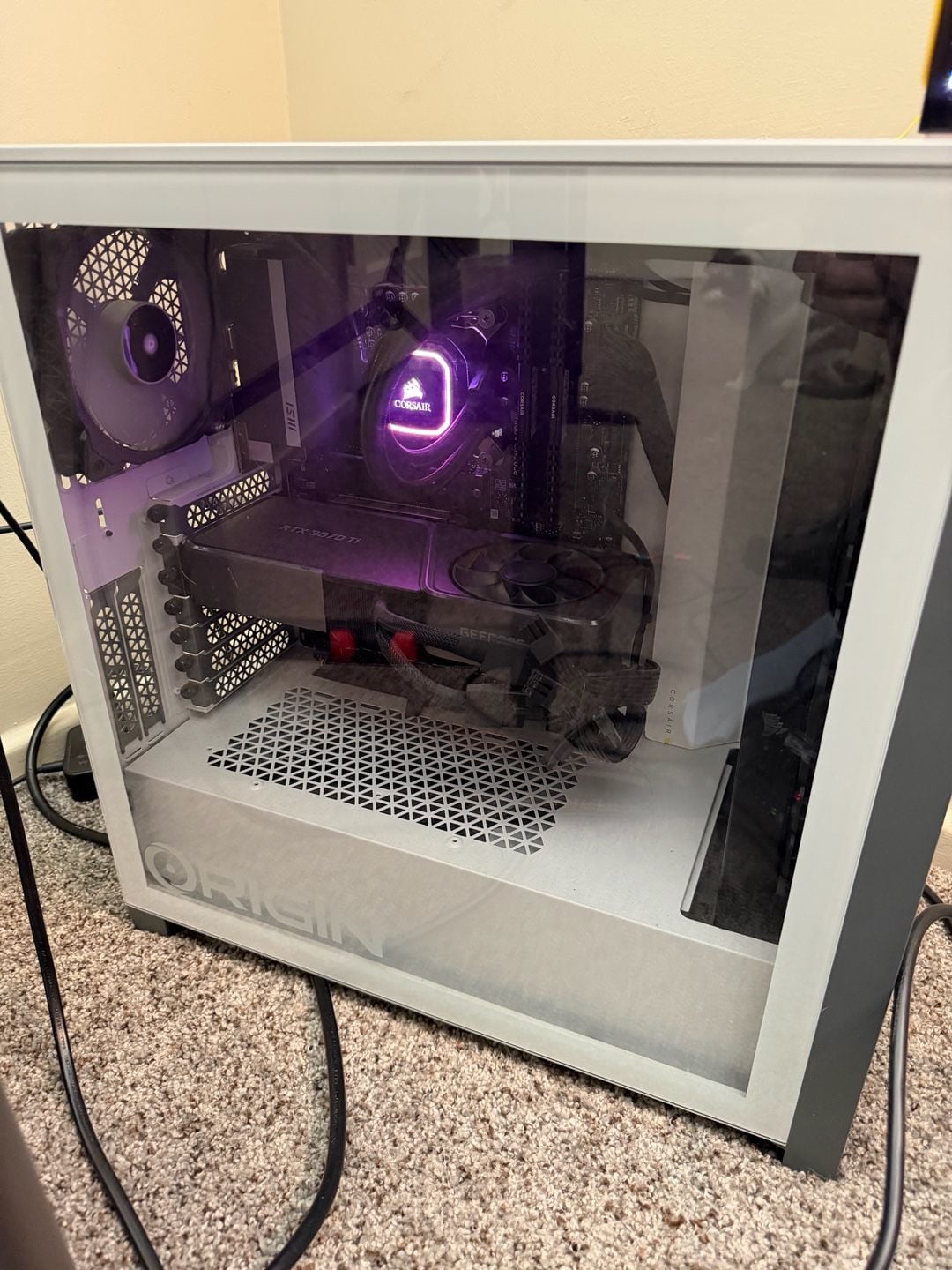 Origin PC Custom Gaming Desktop, Intel Core i7-12700K, NVIDIA GeForce RTX 3070 Ti, 32GB RAM 7