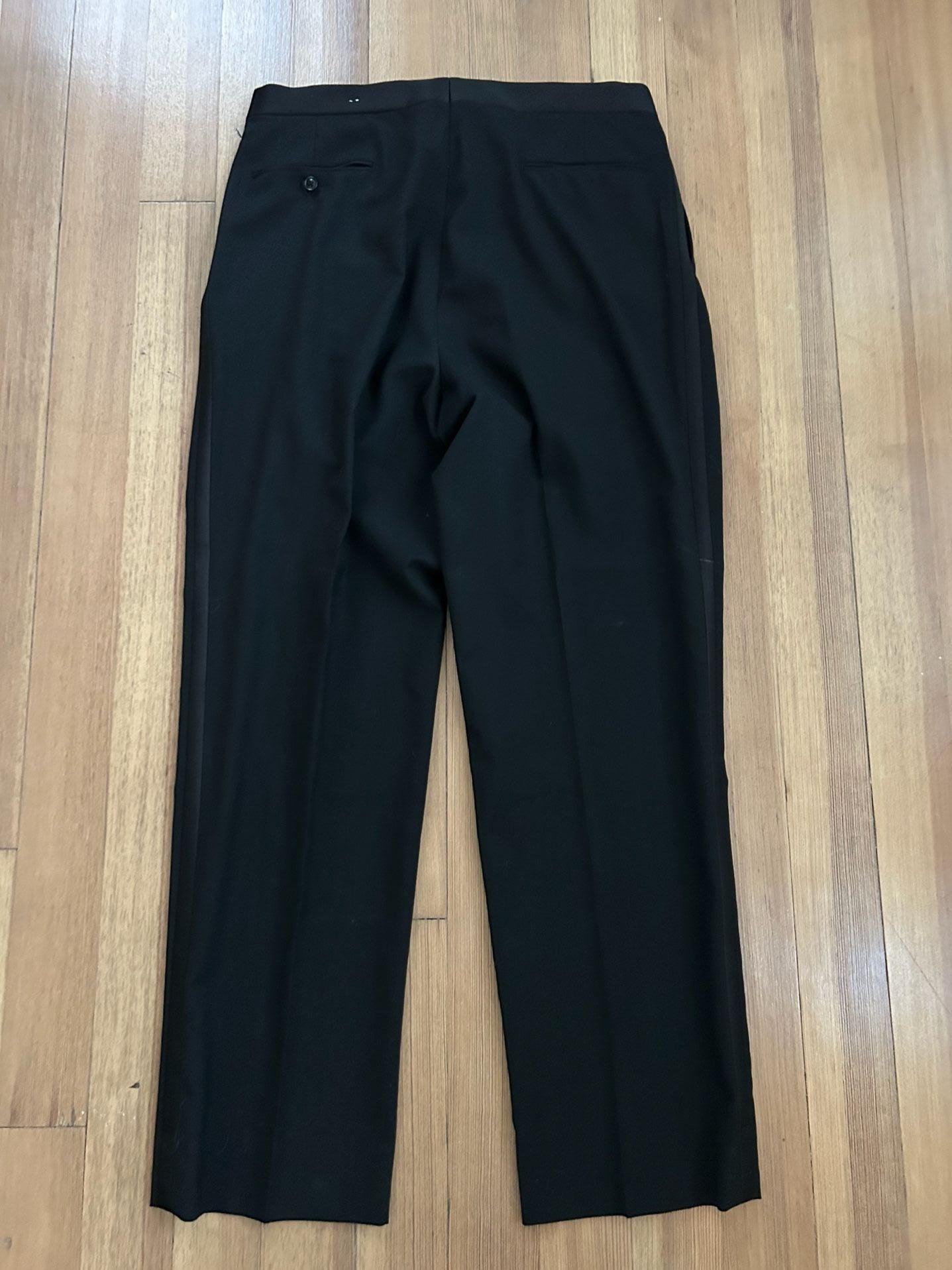 Jones New York Men's 100% Wool Black 3 Piece Tuxedo Suit 9