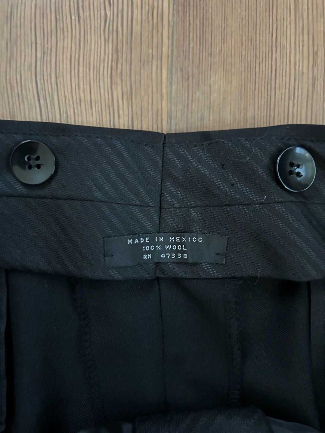 Jones New York Men's 100% Wool Black 3 Piece Tuxedo Suit 10