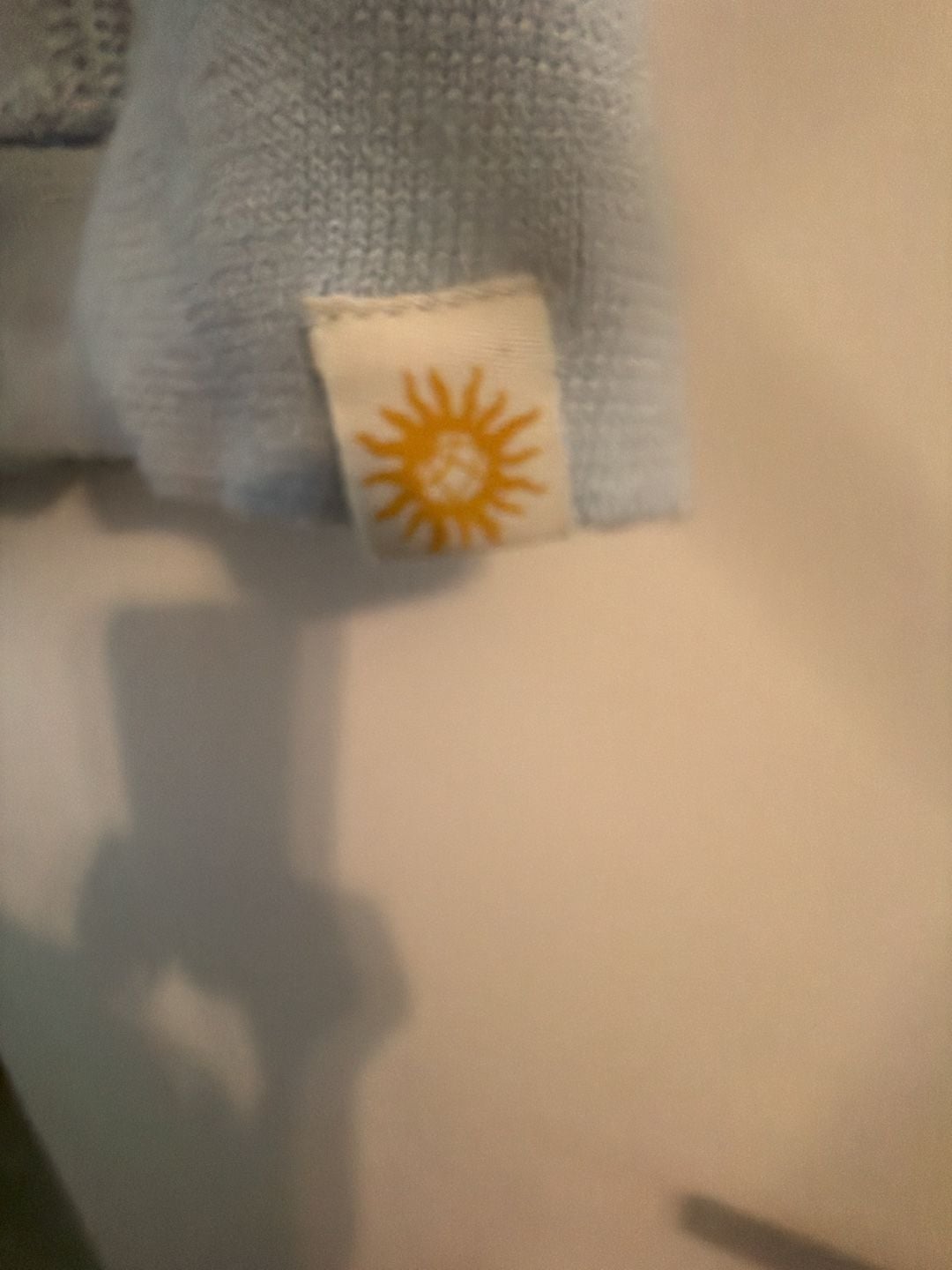 Free Planet Good Times & Sunny Days Light Blue Knit Johnny Collar Polo Shirt 6