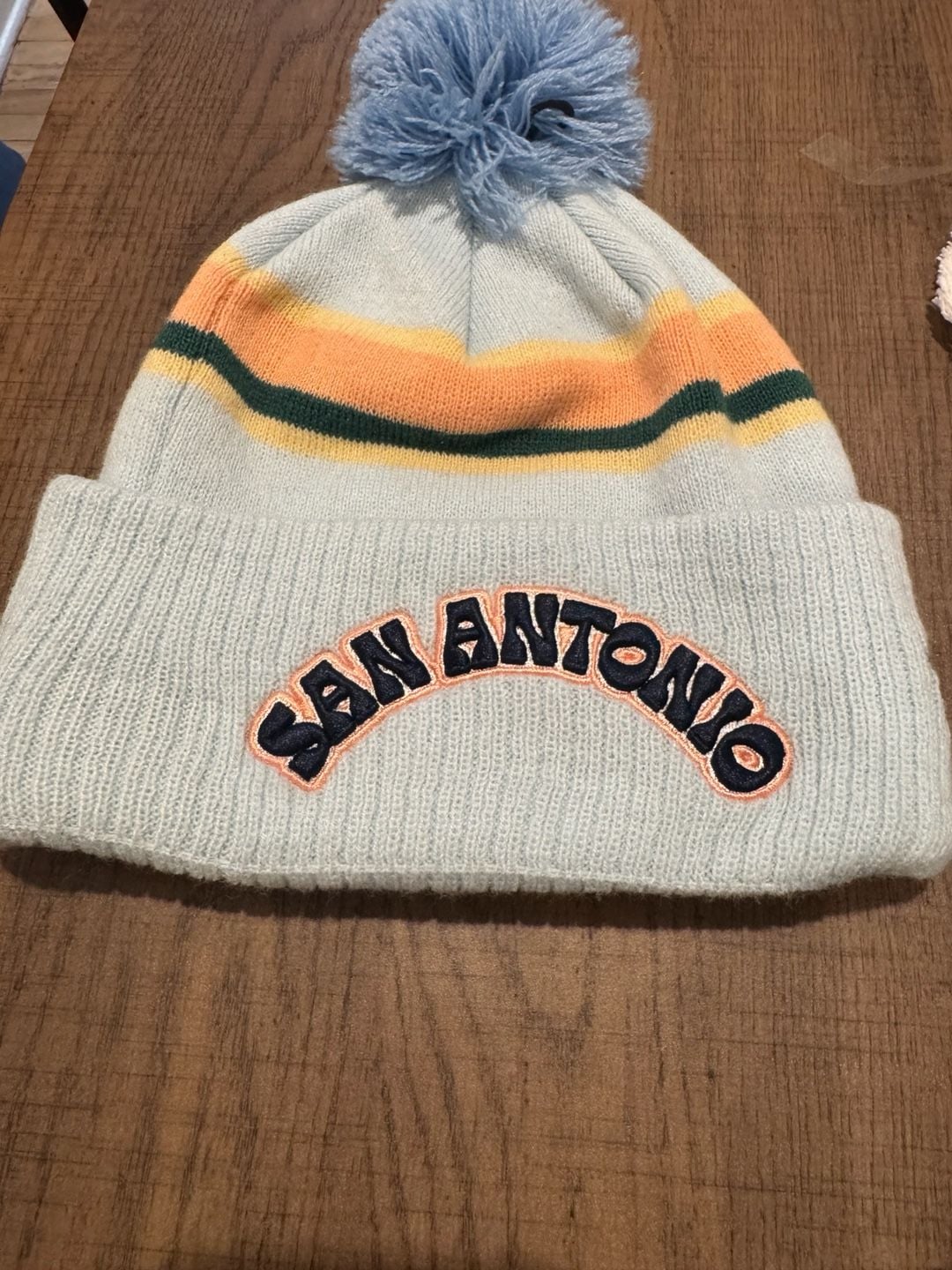 New Era San Antonio Spurs 2024/25 City Edition Cuffed Knit Hat with Pom 2