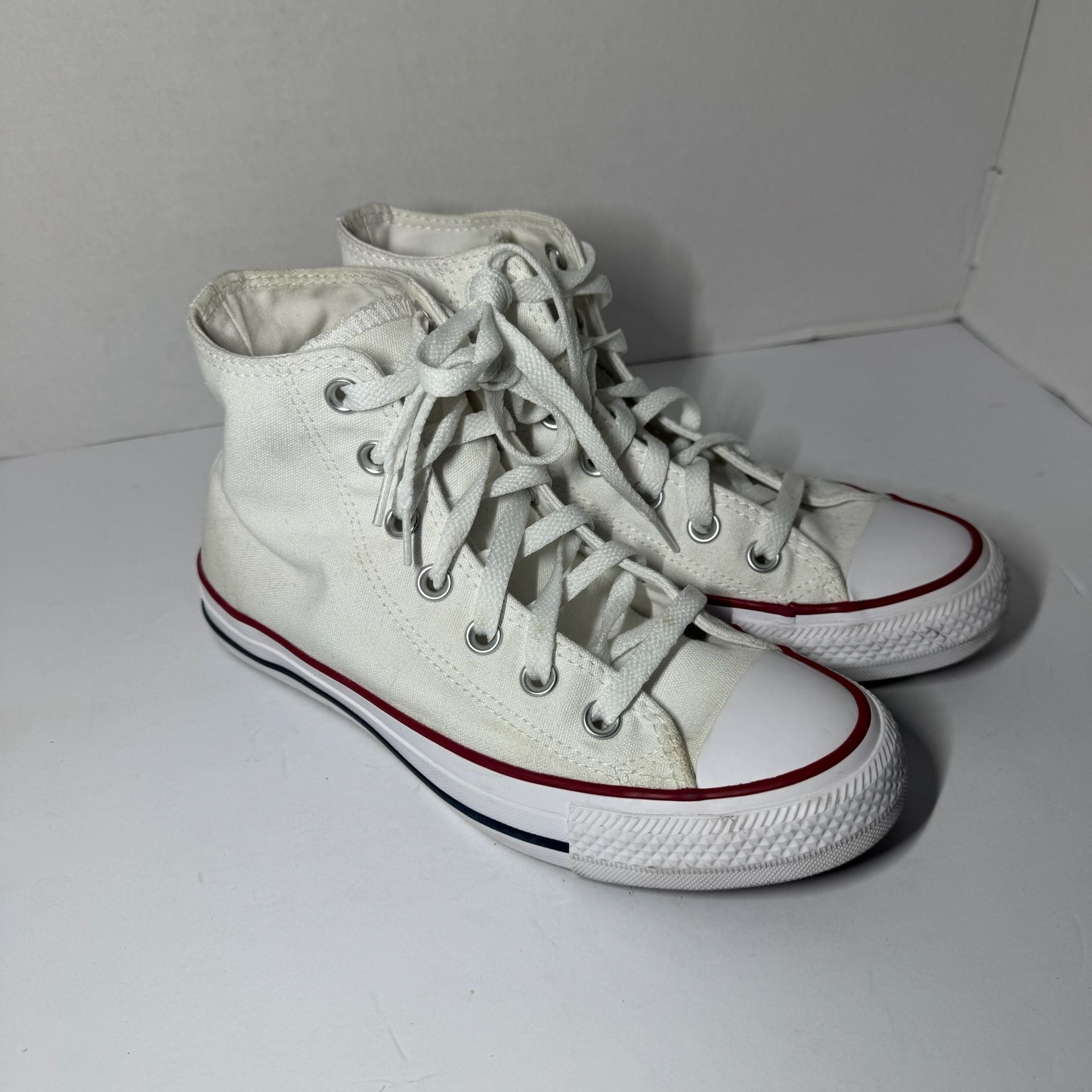 Converse Chuck Taylor All Star High Top Sneakers in Optical White 4 Men 2
