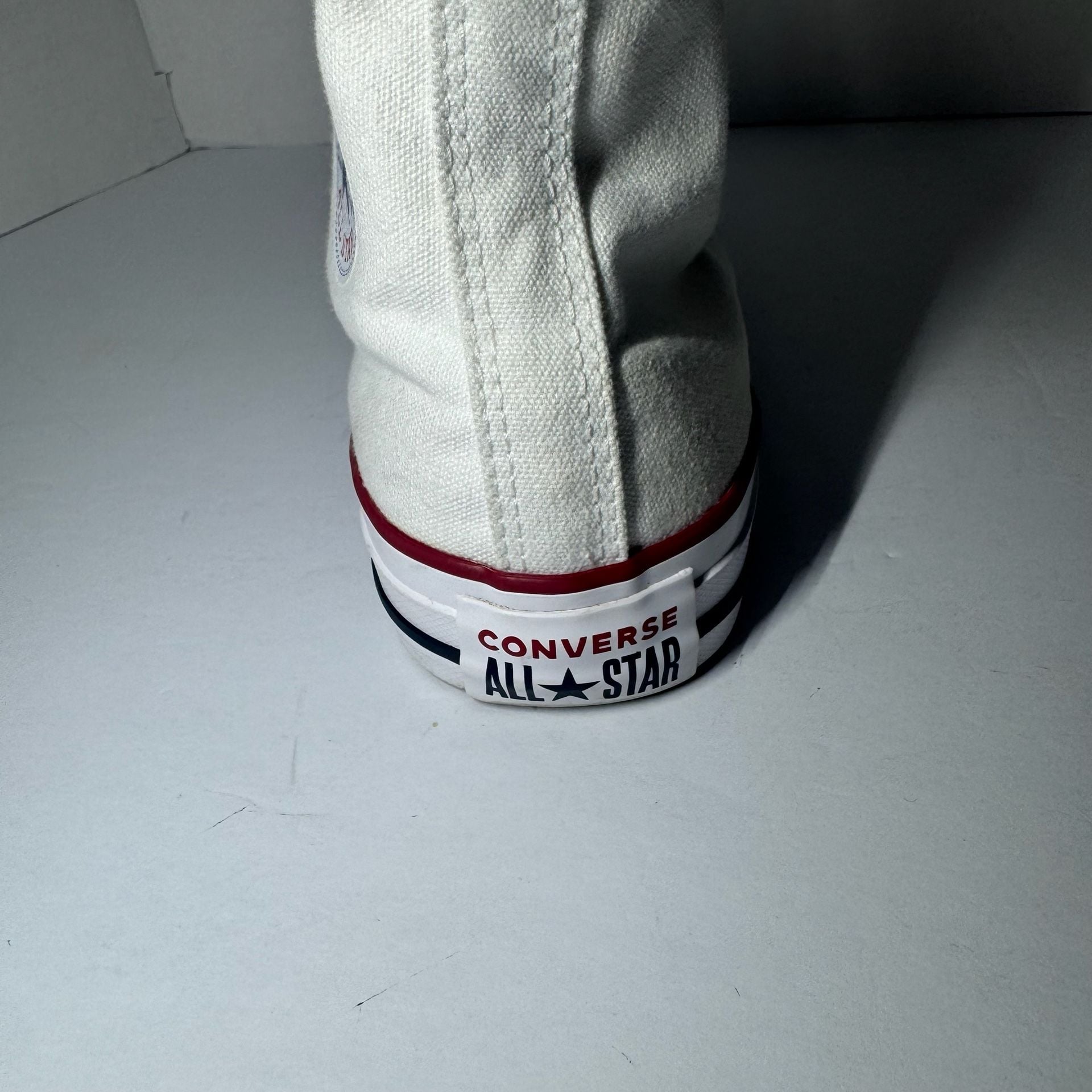Converse Chuck Taylor All Star High Top Sneakers in Optical White 4 Men 7