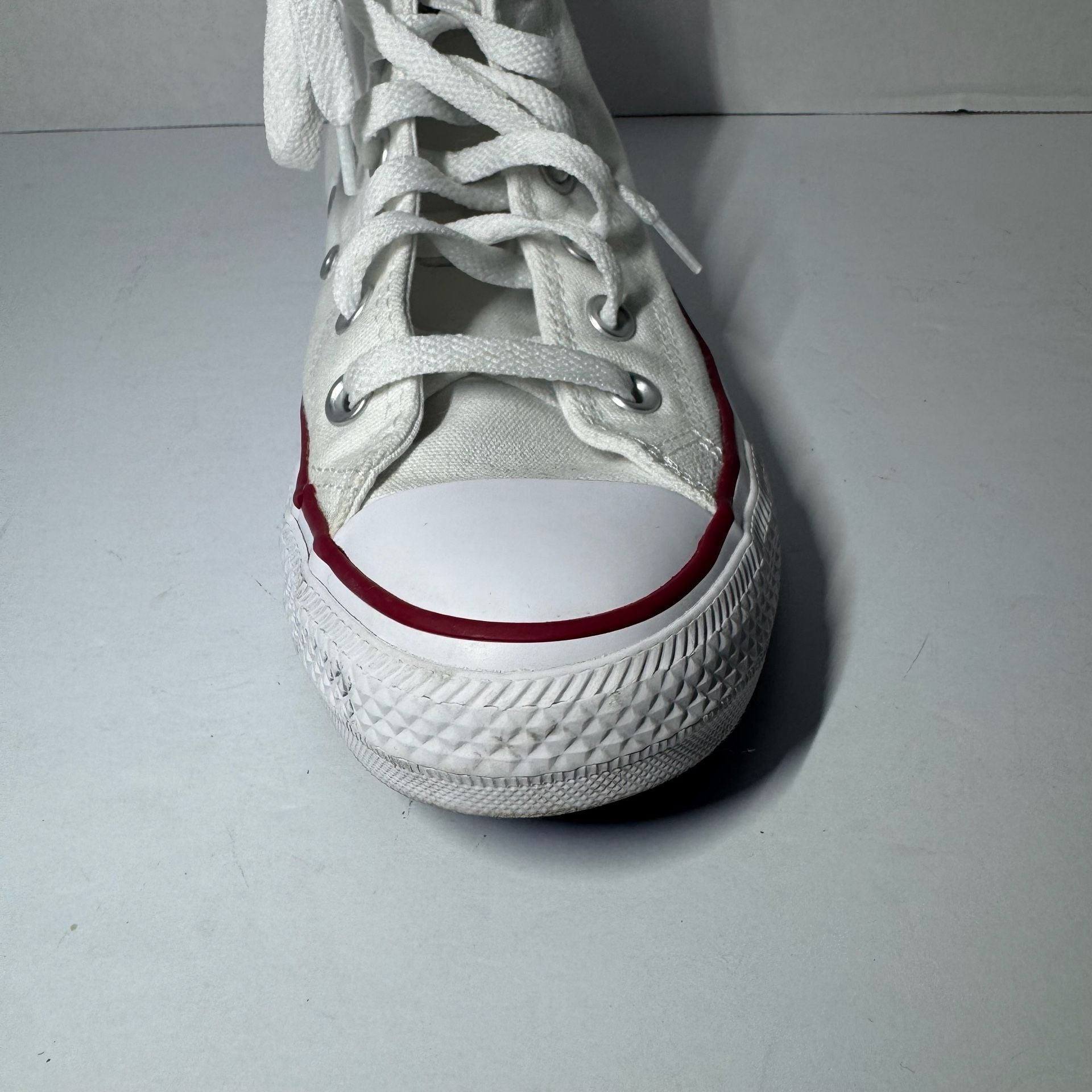 Converse Chuck Taylor All Star High Top Sneakers in Optical White 4 Men 15