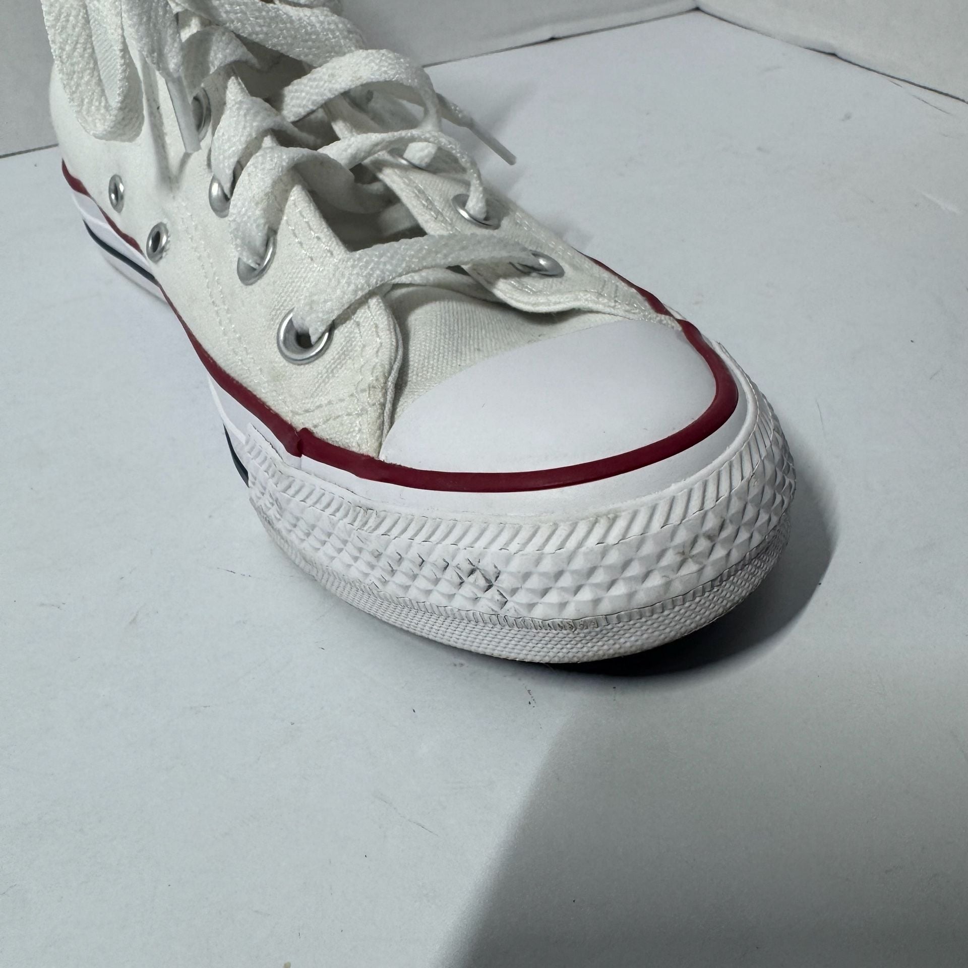 Converse Chuck Taylor All Star High Top Sneakers in Optical White 4 Men 18