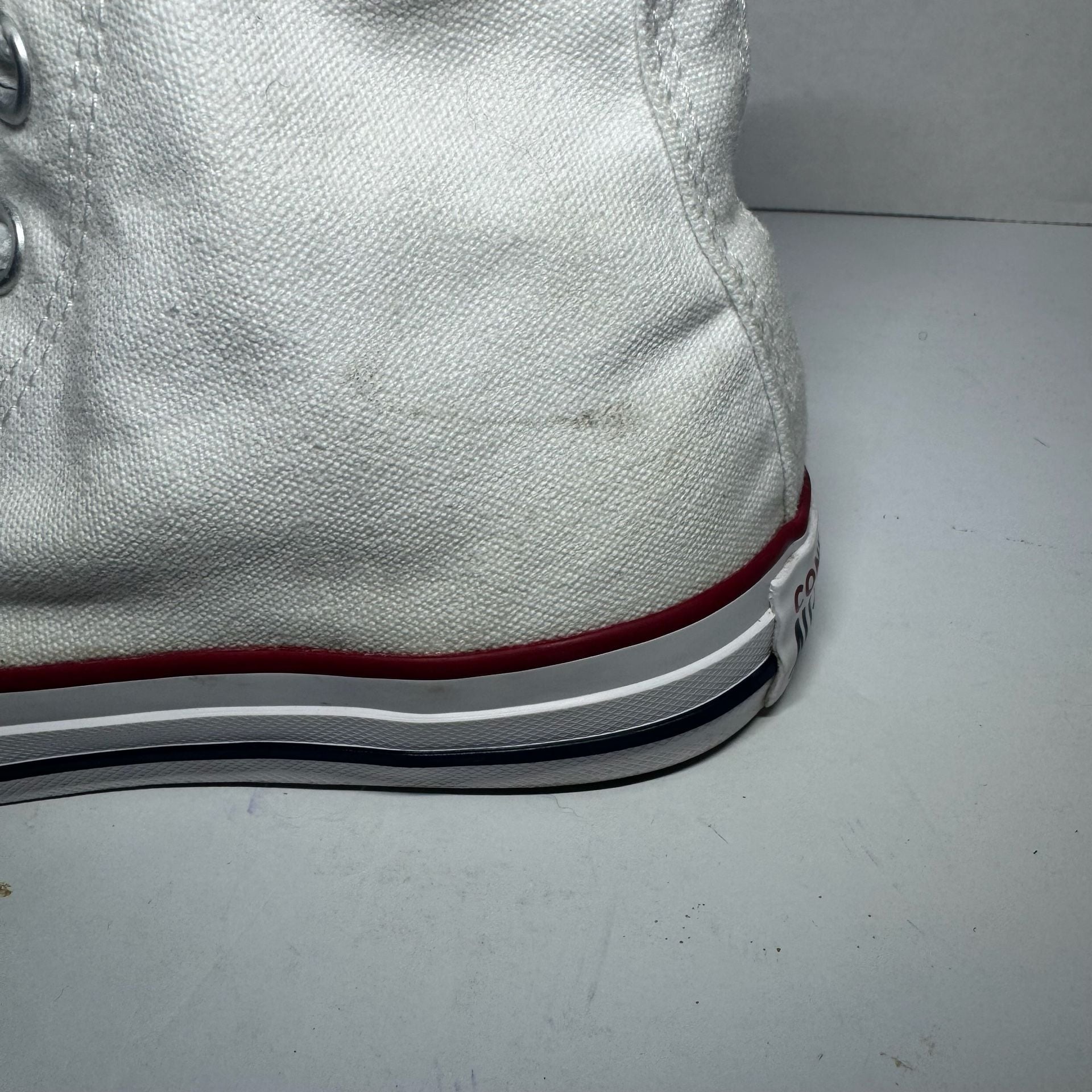 Converse Chuck Taylor All Star High Top Sneakers in Optical White 4 Men 19