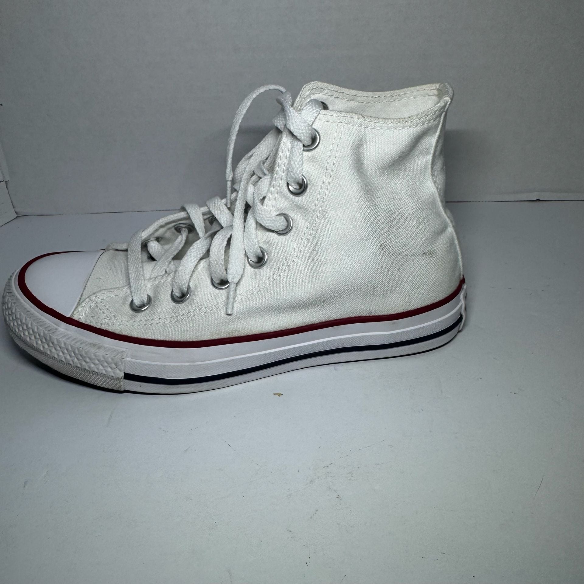 Converse Chuck Taylor All Star High Top Sneakers in Optical White 4 Men 20