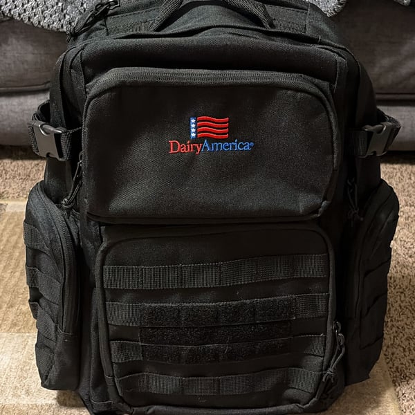 DairyAmerica Branded Tactical MOLLE Military Style Backpack