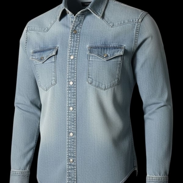 AG Jeans Men's Western Denim Shirt