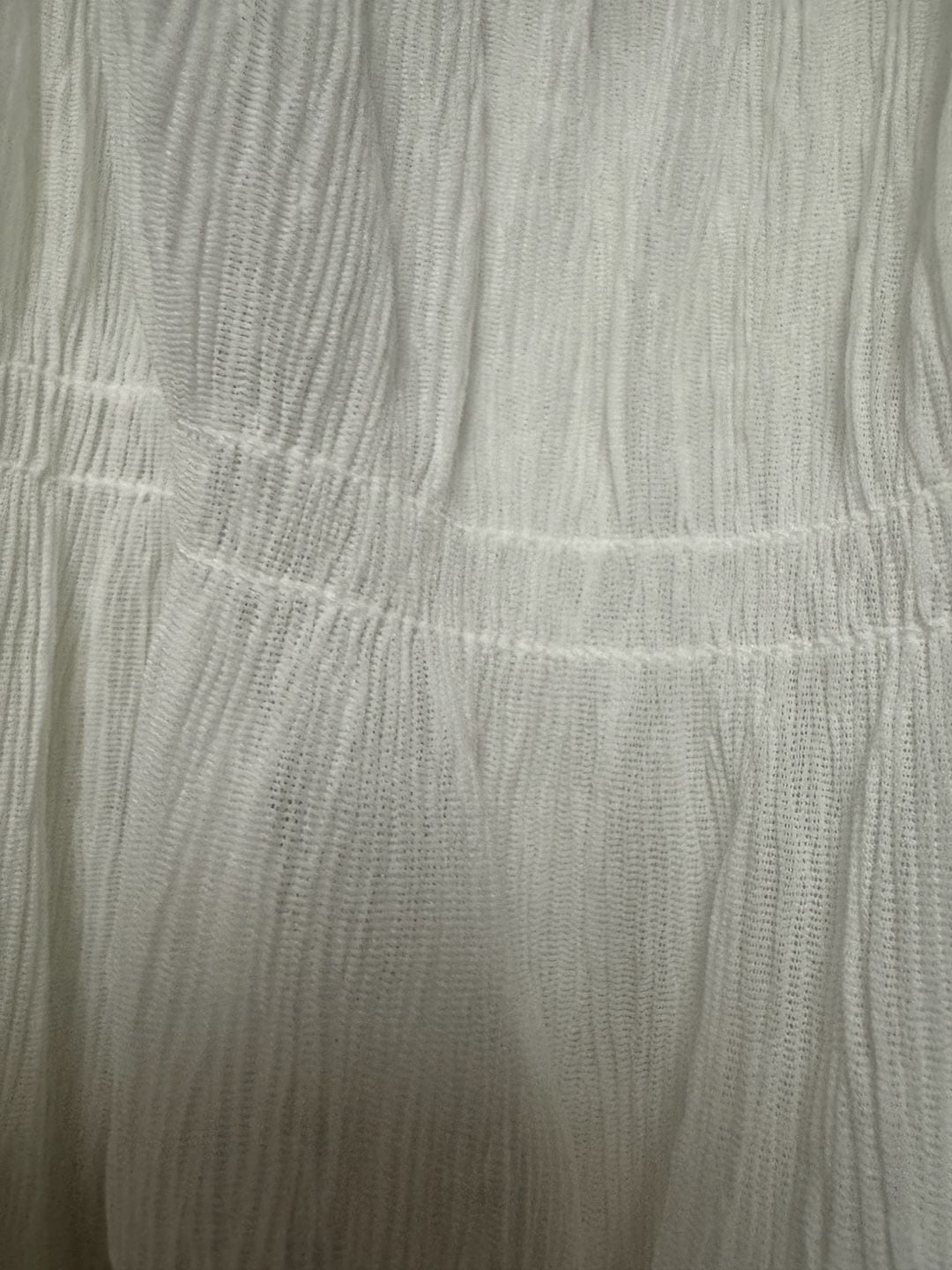 H & M Women's White Smocked Camisole Top 5