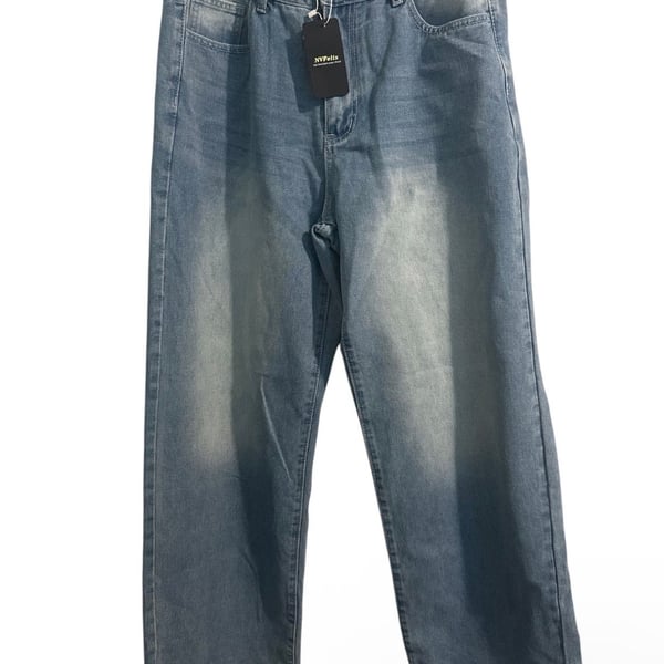 NVFelix High Waisted Wide Leg Denim Jeans - NWT