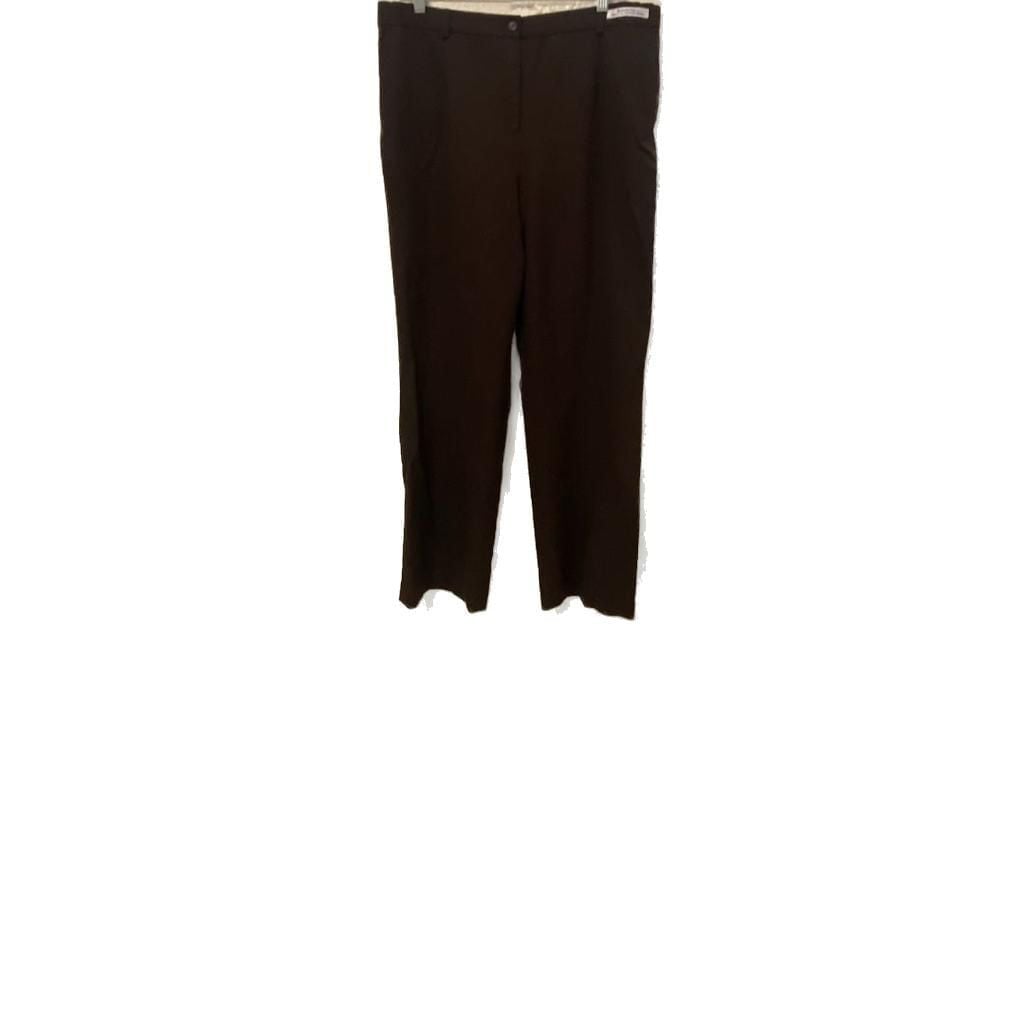 Pendleton Women's Brown Classic Straight Leg Trousers Size 14 1