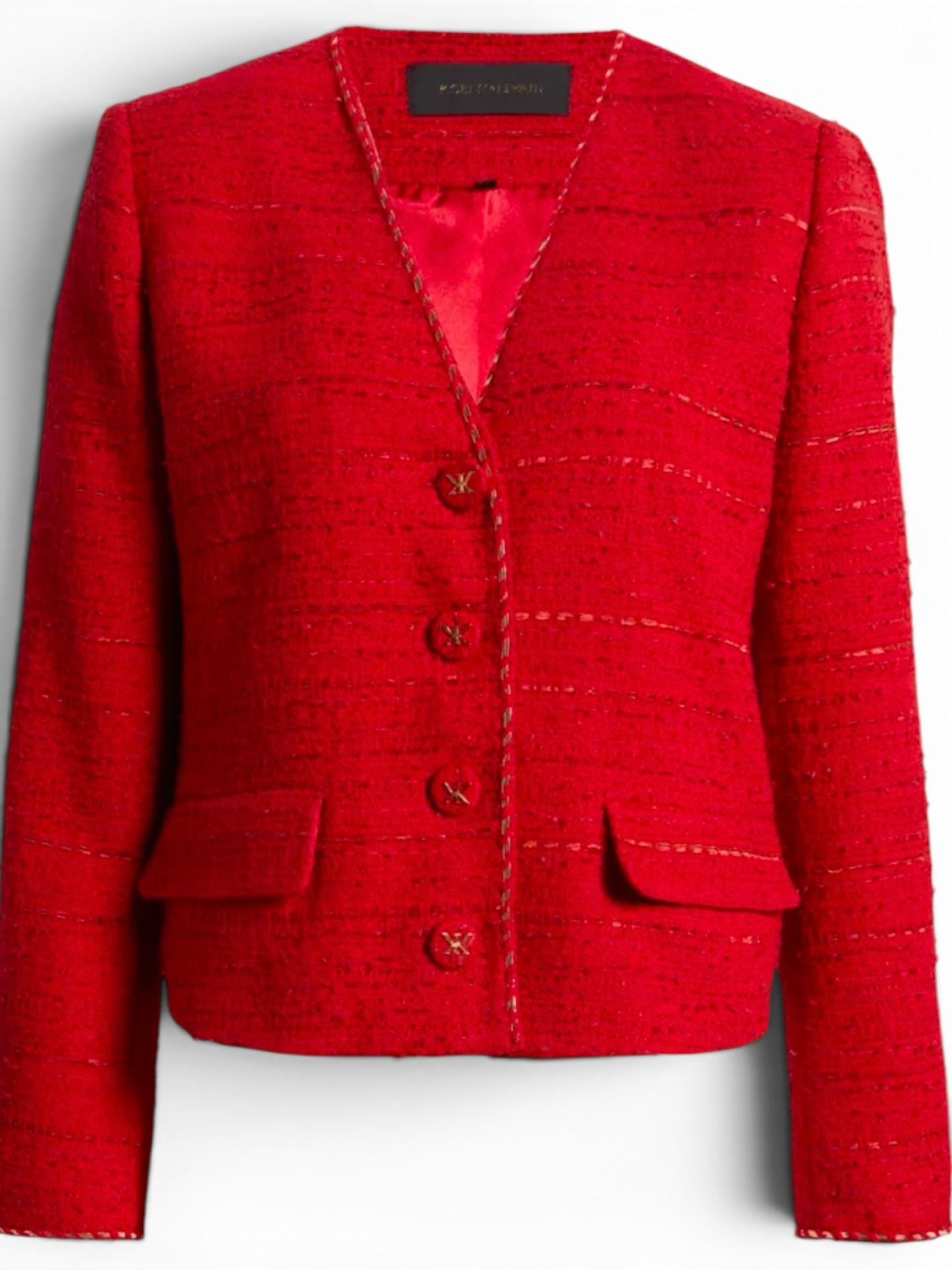 2 Kobi Halperin Clara Red Tweed Cropped Jacket. NWT I XS
NWT MED 7